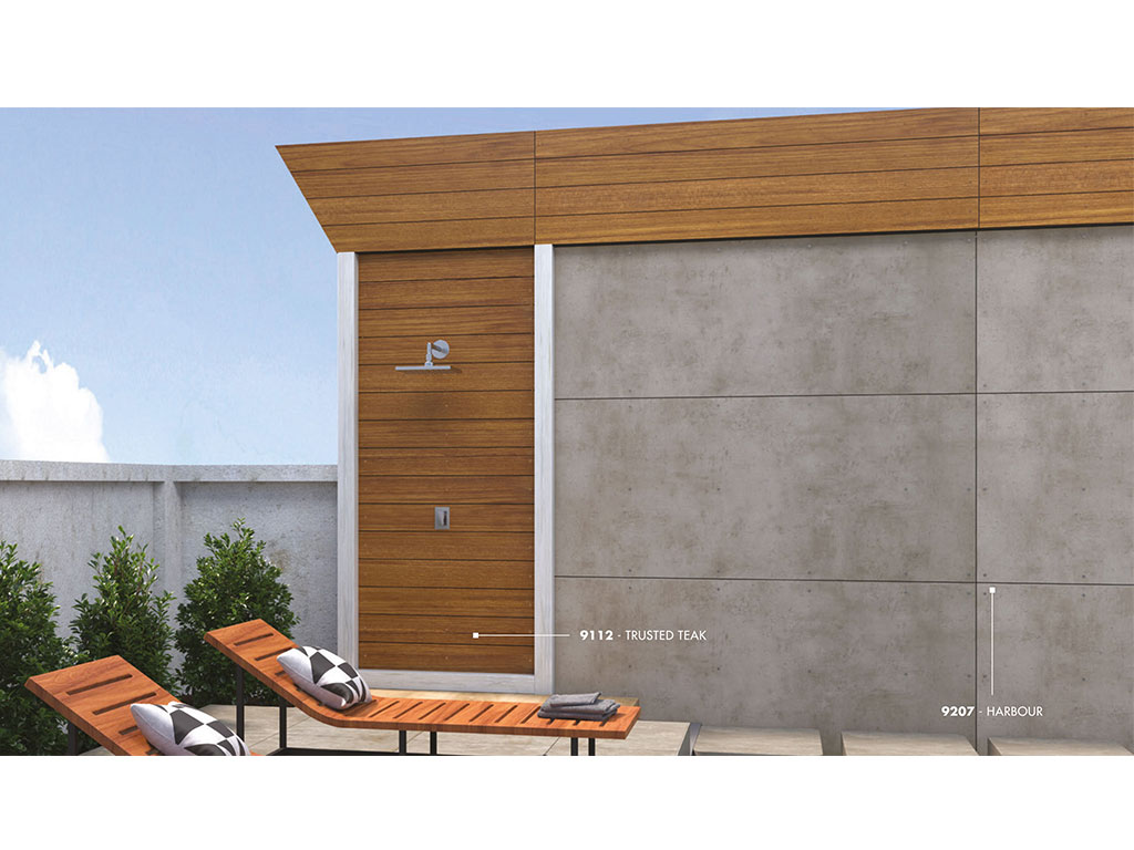 HPL-панель Greenlam Woods SUD 9112 Trusted Teak двухсторонняя, 3050*1300*8 мм
