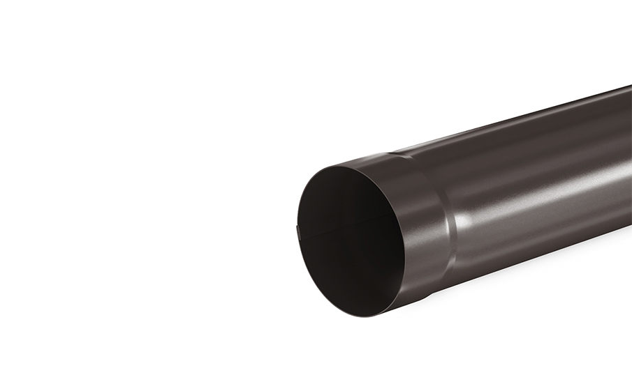 Труба водосточная Aquasystem PE dRain 1 м RR 32 D 90 мм