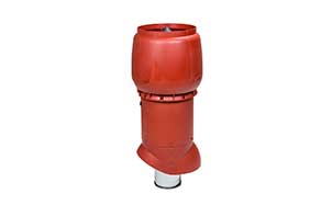 Изолированный вентиляционный выход Vilpe® XL - 160/ИЗ/700 красный + колпак