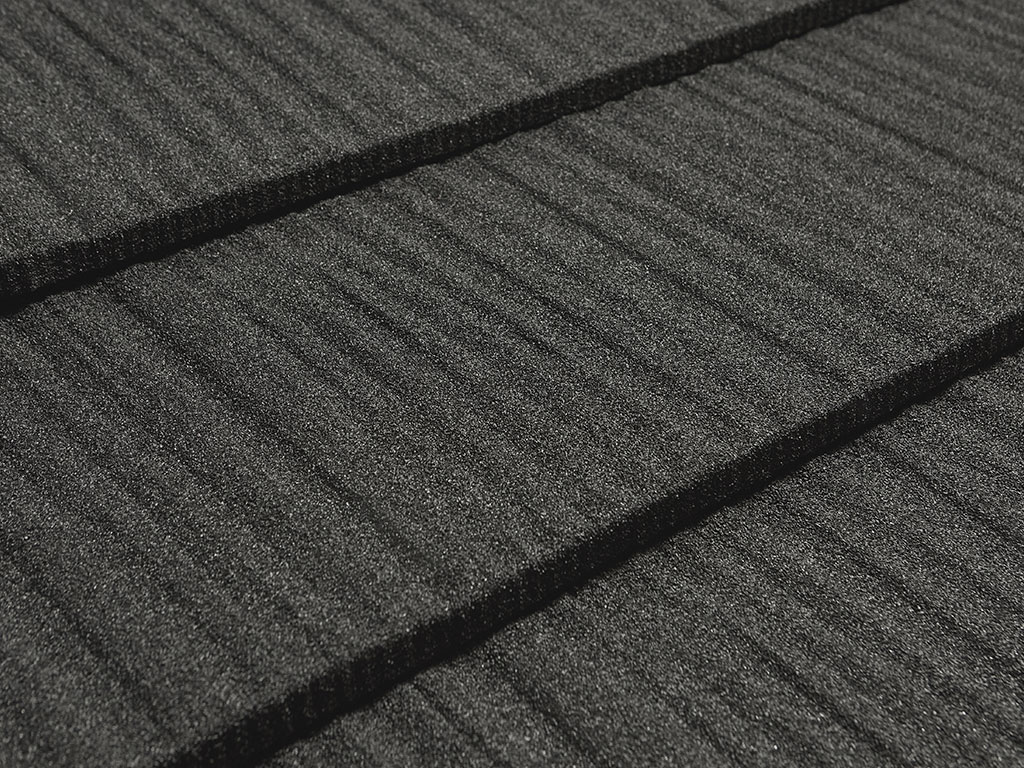Композитная черепица CM (CM Roof) Шейк (Shake) Черный (Black), 1335*415 мм