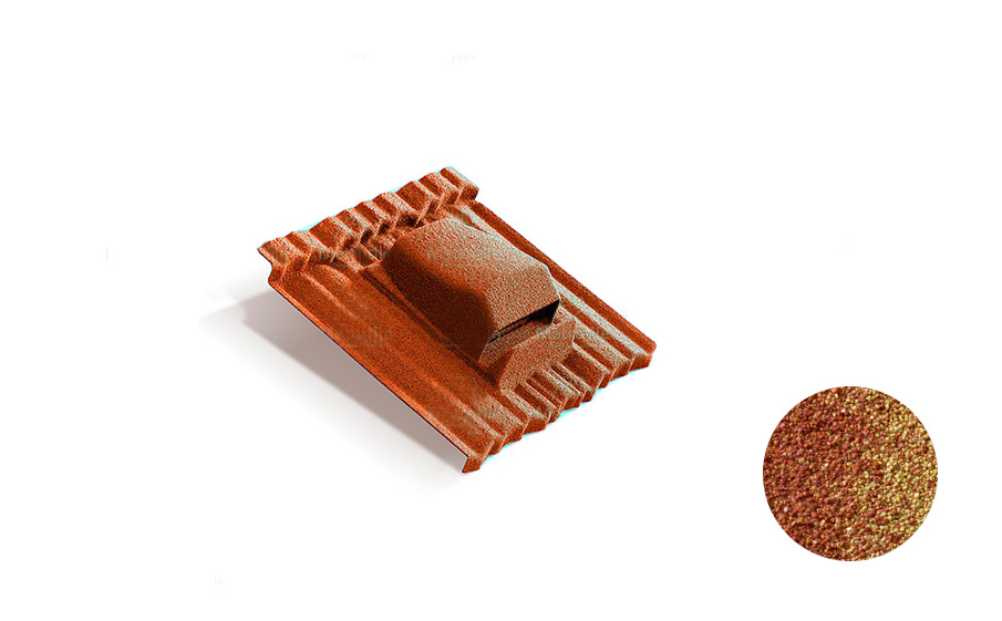 Кровельный вентилятор Metrotile RV75 Shake Terracotta yellow