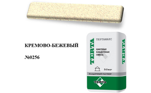 Цветной кладочный раствор TERTA ТЕРТАМАКС XL №0265 кремово-бежевый 50 кг