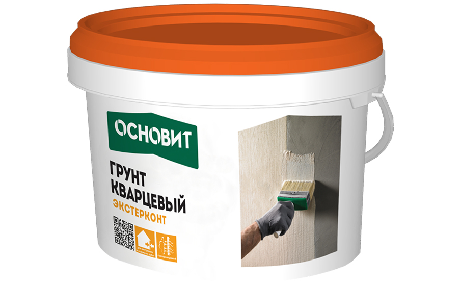 Кварцевый грунт Основит ЭКСТЕРКОНТ LP54 W, 13 кг