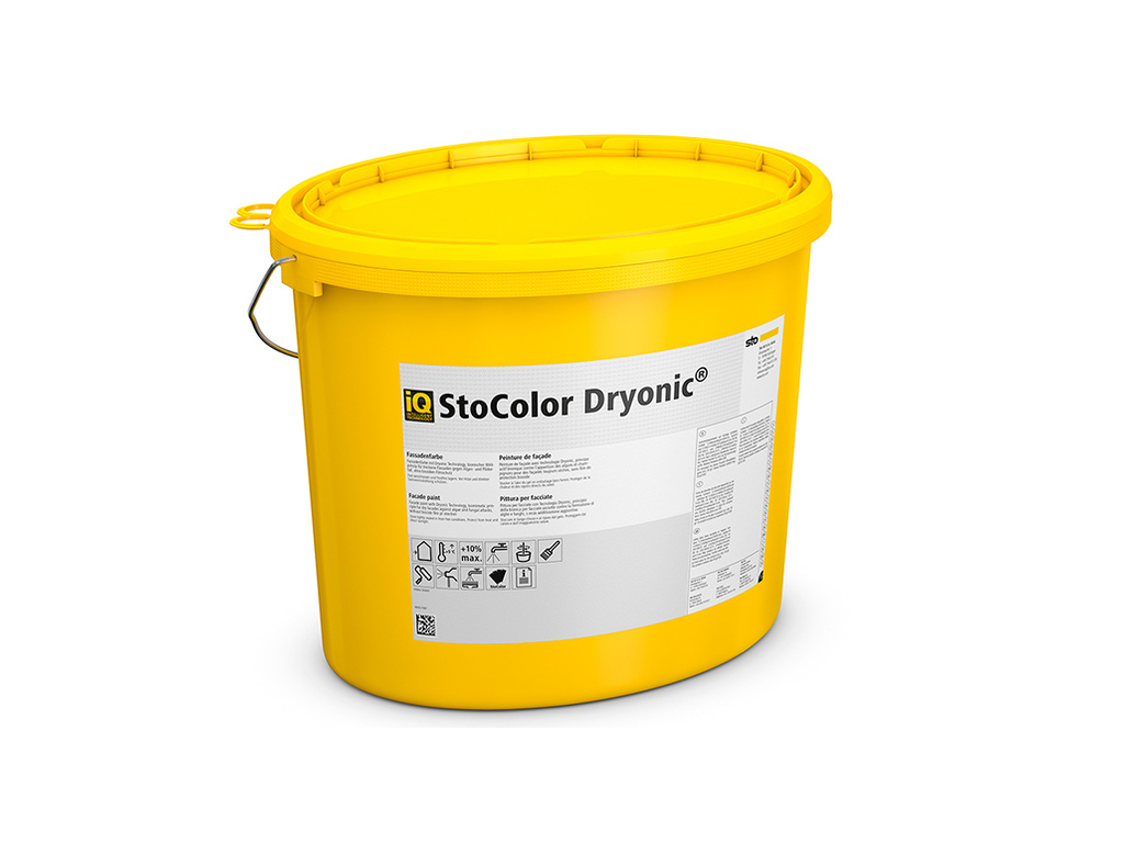 Фасадная акриловая краска самоочищающаяся StoColor Dryonic weiss, белый, 15 л