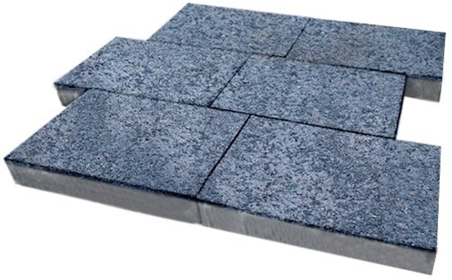 Плитка тротуарная SteinRus Парк Плейс Б.3.П.8, Backwash, Байкал, 600*300*80 мм