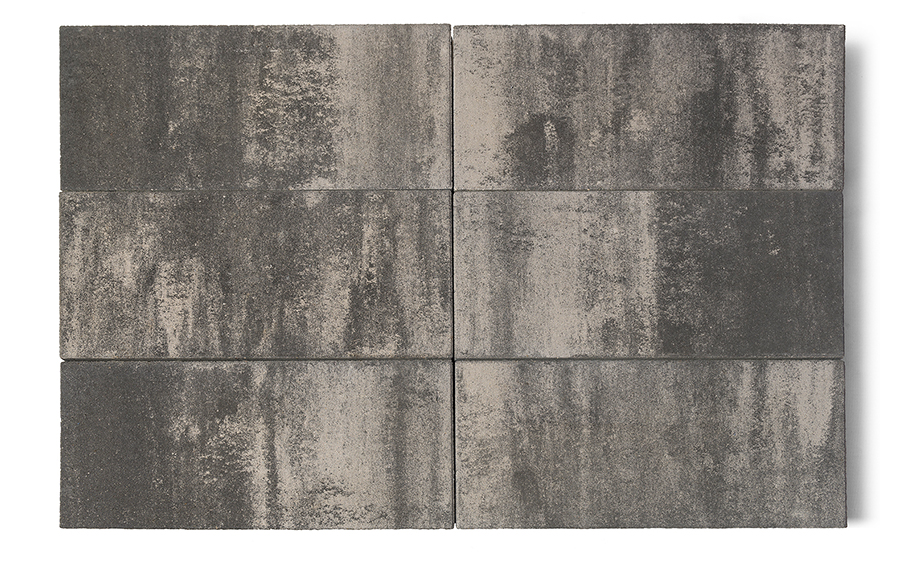 Плитка тротуарная BRAER Сити Color Mix Ночь, 300*150*80 мм