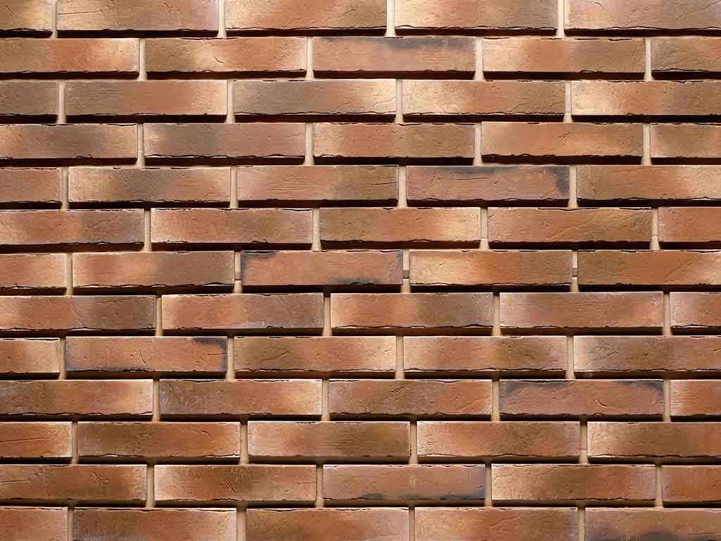 Декоративный камень ИНТЕРКАМ Романский кирпич 6003, 240*50*10-15 мм