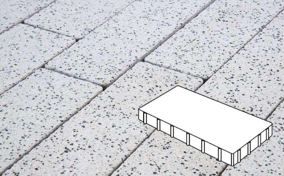 Плитка тротуарная Готика, Granite FINERRO, Плита Б.6.П.8, Покостовский, 600*200*80 мм