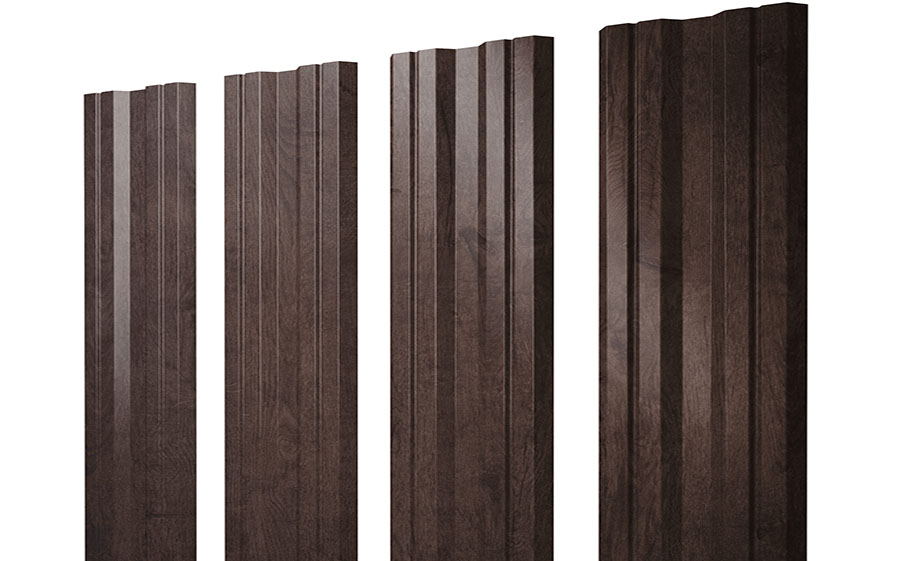 Штакетник Twin 0,45 Print Double Premium Antique Wood