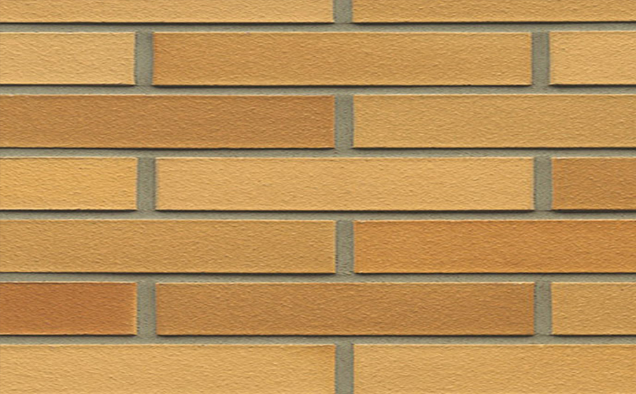 Кирпич клинкерный Westerwaelder Klinker Nr 01EG Niederlausitzer Gelb Edelglanz, 290*90*40 мм