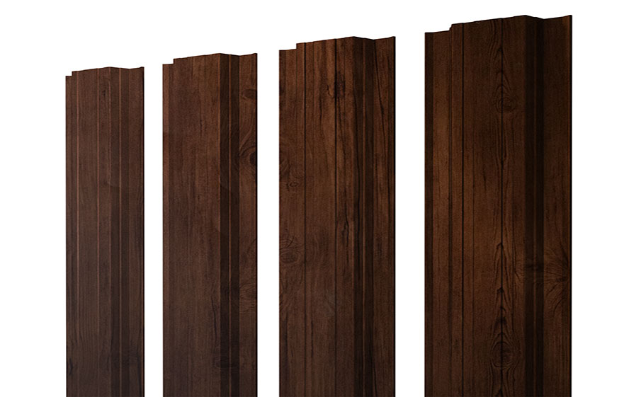 Штакетник Прямоугольный 0,45 Print Premium Cherry Wood Fresh TwinColor