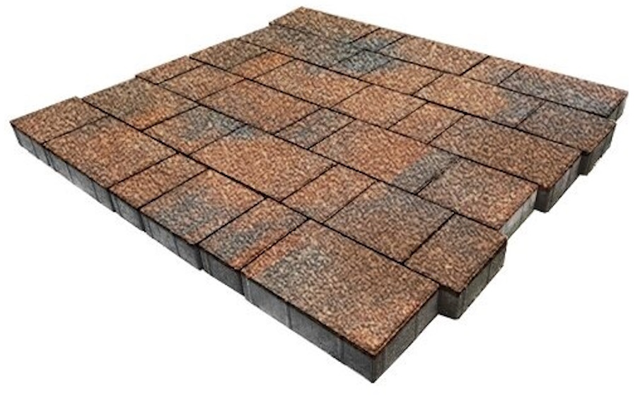 Плитка тротуарная SteinRus Новый город Б.7.Фсм.6, Native, ColorMix Штайнрус, толщина 60 мм