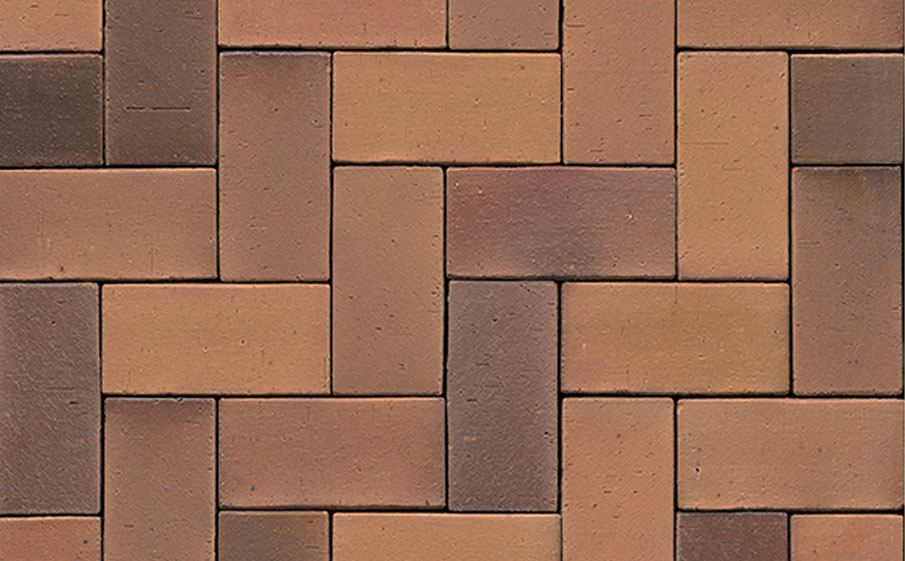 Клинкерная брусчатка Muhr №08S Lachsrot spezial, 240*61*71 мм