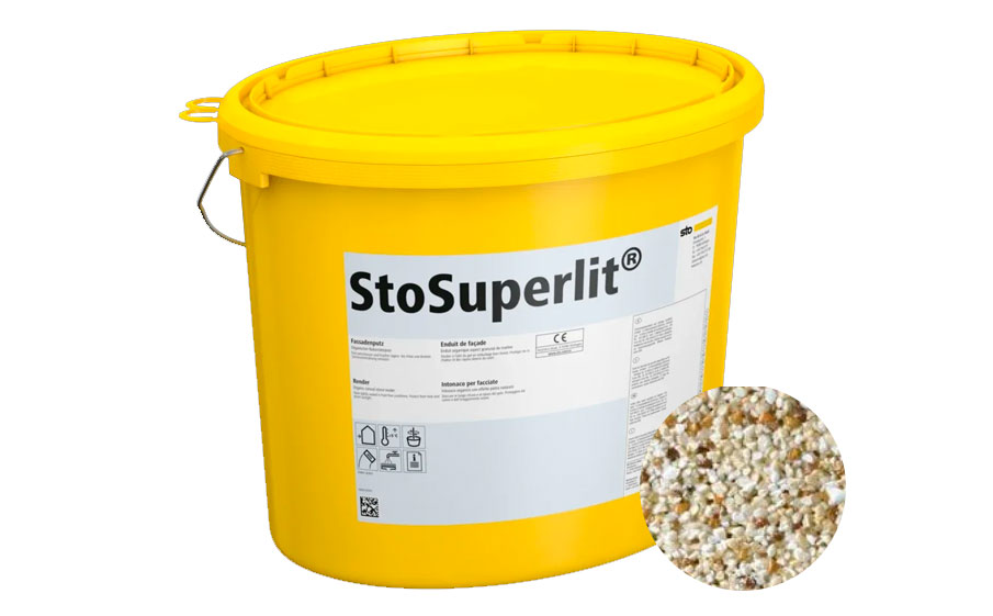 Декоративная штукатурка из натурального камня Sto-Superlit K 2,0, цвет 404, 23 кг