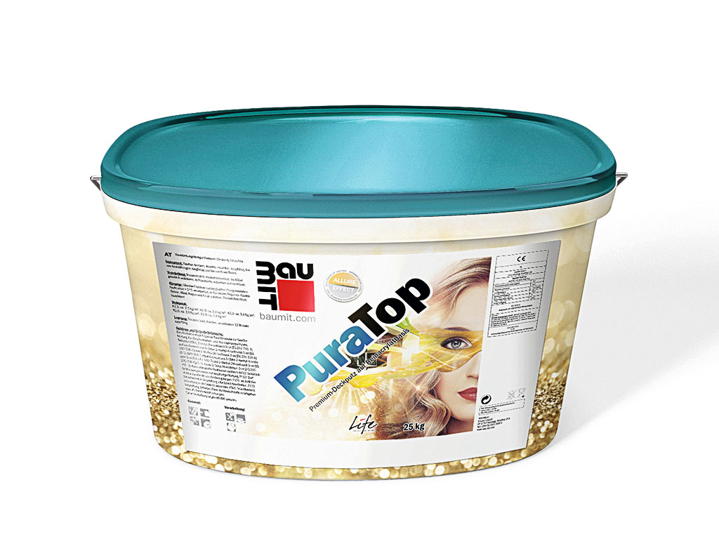 Акрилатная штукатурка Baumit PuraTop, шуба 1,5 мм, база, 25 кг