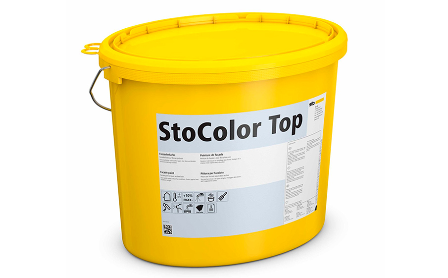 Фасадная матовая акриловая краска StoColor Top getont, колеруемая С1, 15 л