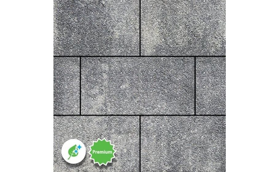 Плитка тротуарная SteinRus Парк Плейс Б.3.П.8, Native, ColorMix Актау, 600*300*80 мм