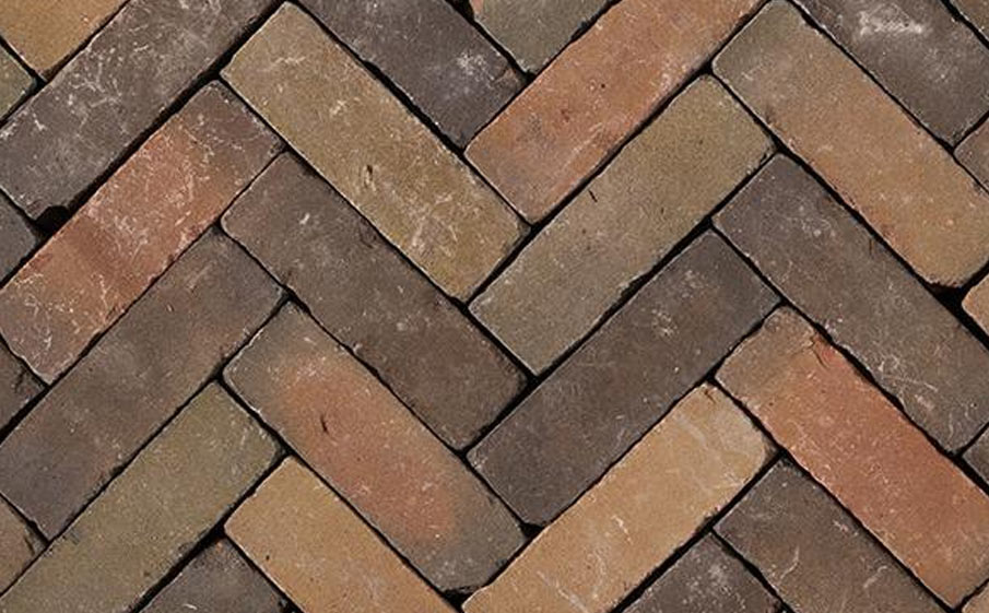 Клинкерная брусчатка Penter Varoton mix wasserstrich tumbled, 200*65*65 мм