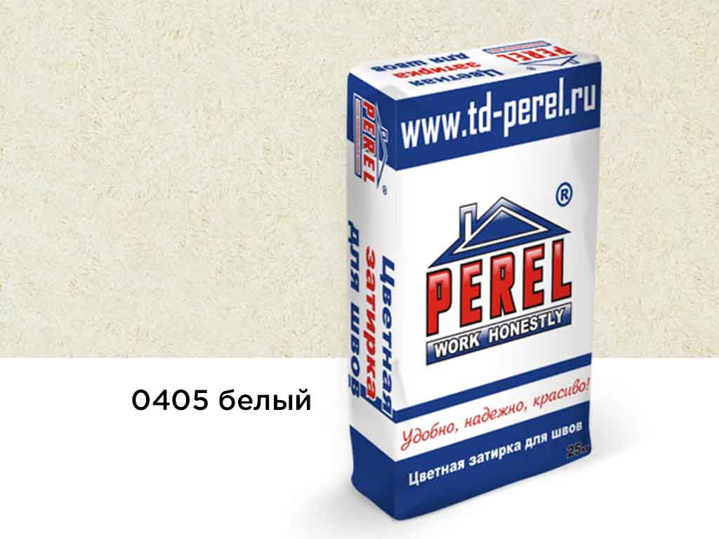 Затирка для швов Perel RL 0405 белая, 25 кг