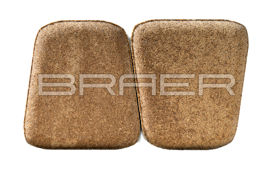 Плитка тротуарная BRAER Классико Color Mix Миндаль, 73*110*115*60 мм