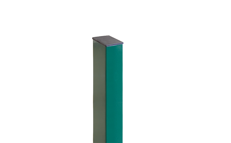 Столб Grand Line RAL 6005, 60*40*3000 мм с монтажными отверстиями