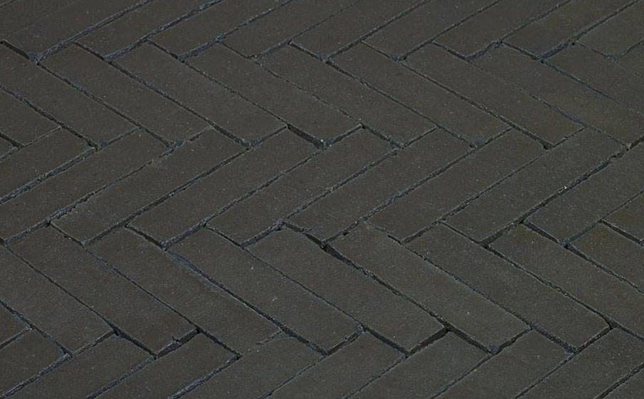 Клинкерная брусчатка Penter Nero wasserstrich, 200*50*85 мм