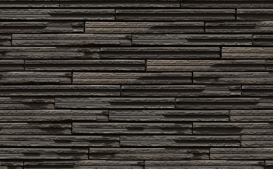 Кирпич ригельный Terca Cassia Zwart Grafiet, 400*100*50 мм