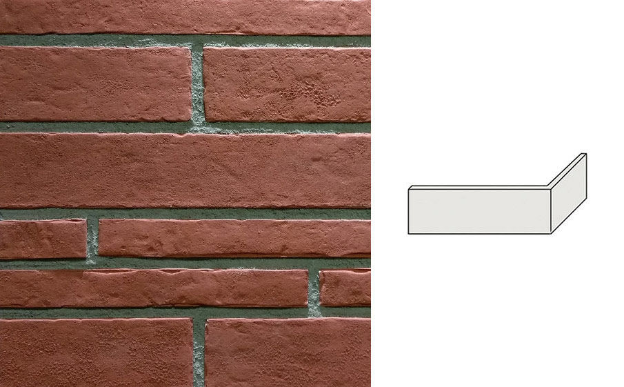 Декоративный угловой кирпич Redstone Верден Брик VB-63/U 224*97*35 мм