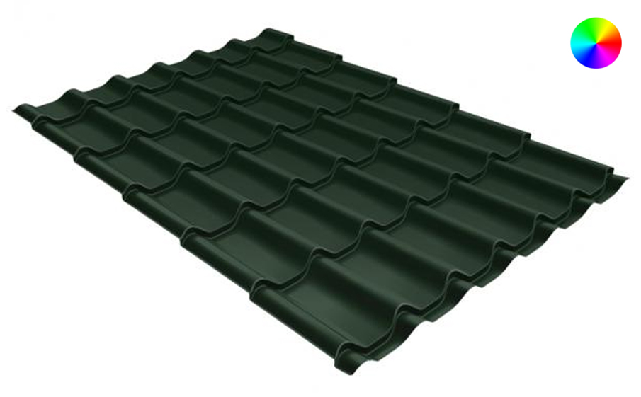 Металлочерепица GRAND LINE Classic GreenCoat Pural