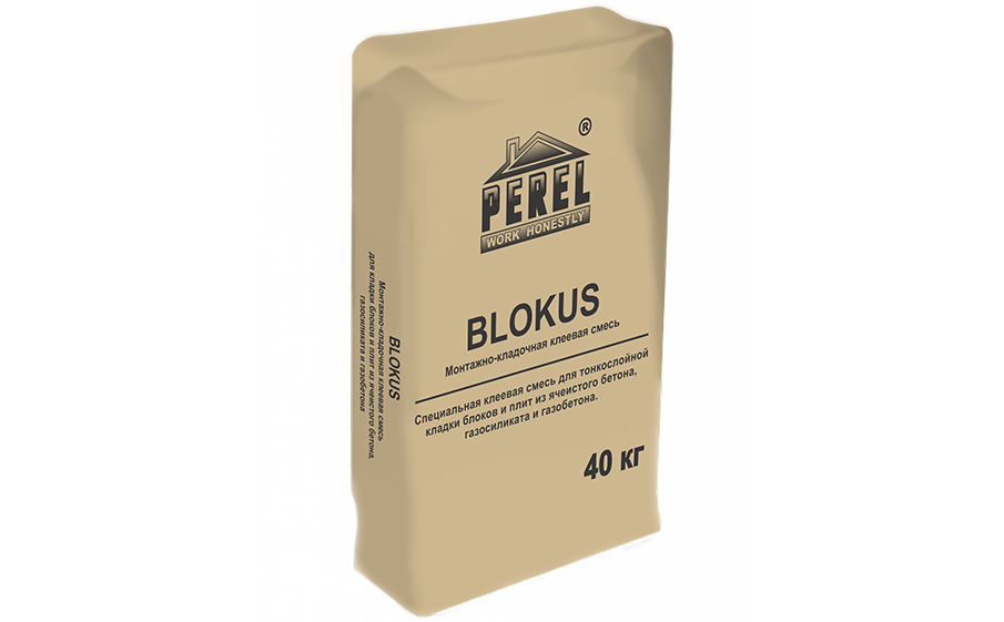 Клеевая смесь Perel Blokus 5340 зимняя, 40 кг