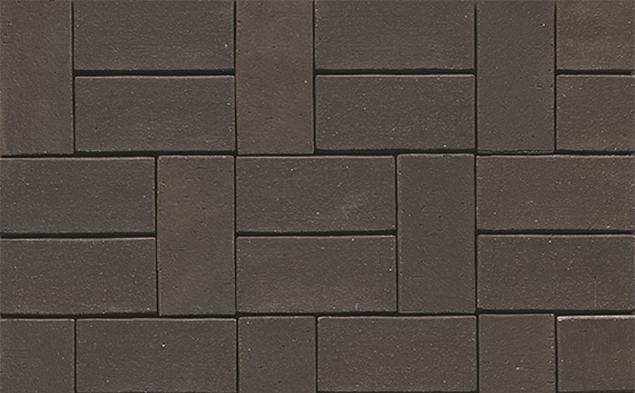Клинкерная брусчатка Muhr №05 Eisenschmelz Schwarzbraun, 240*61*71 мм