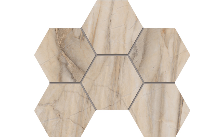 Мозаика Гексагон/Hexagon Estima Бернини/Bernini BR01 полированный