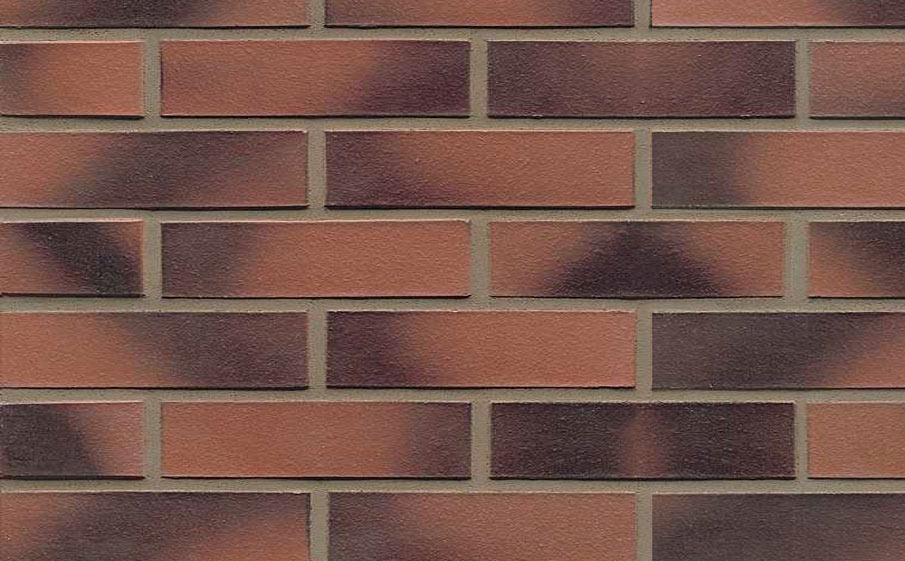 Кирпич клинкерный Muhr 11 Rotviolett geflammt гладкий, 290*90*71 мм