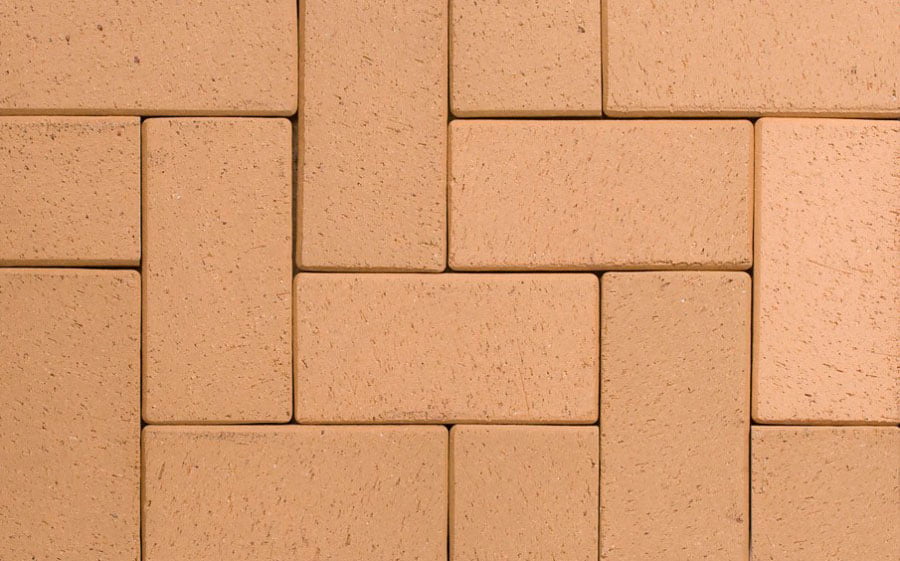 Клинкерная брусчатка ABC Lederfarben nuanciert, 200х100х52 мм