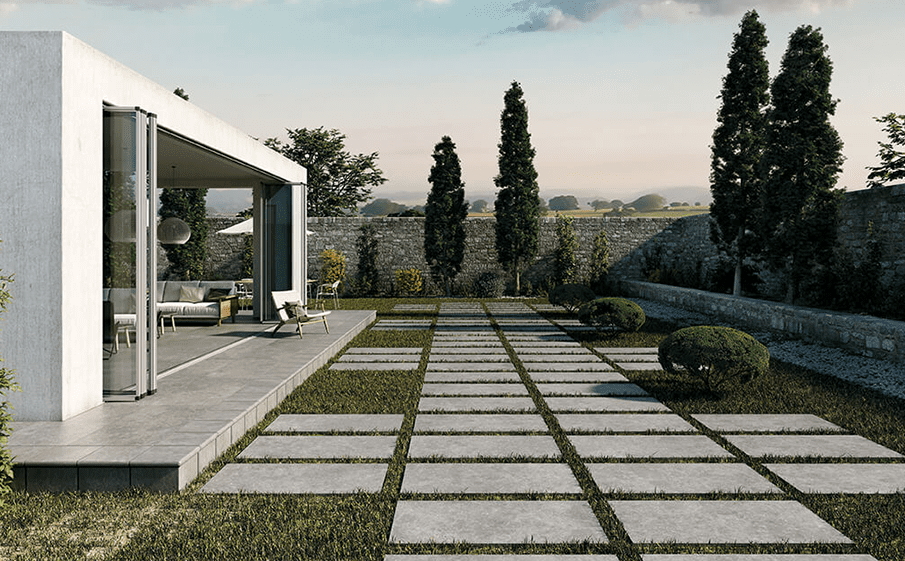 Угловая ступень-флорентинер EXAGRES Ardenas Gris, 330*330*40*14 мм