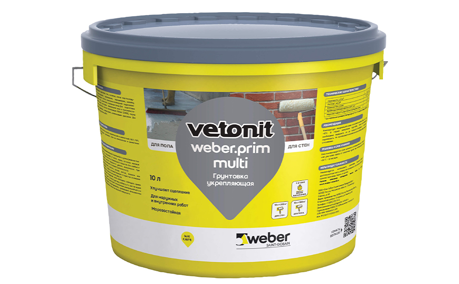 Грунтовка универсальная weber.prim multi, 5 л