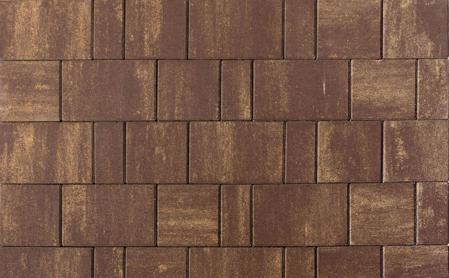 Плитка тротуарная BRAER Старый город Ландхаус 2.0 Color Mix Мускат