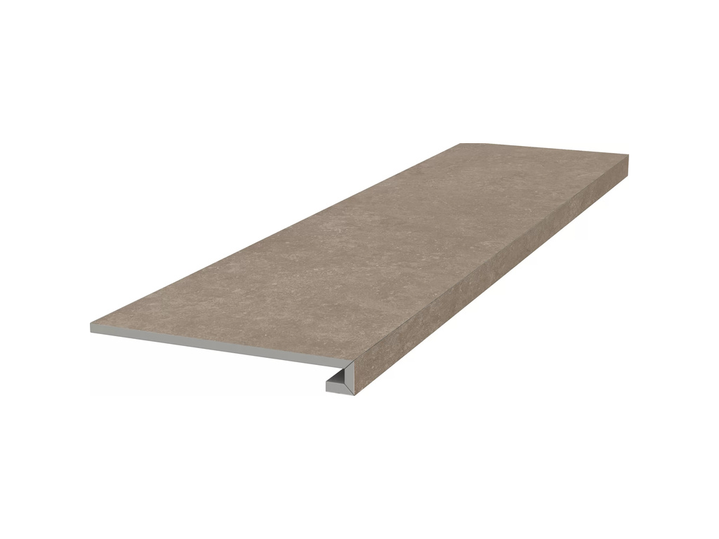 Ступень клееная фронтальная KERAMA MARAZZI Касабланка HP бежевый обрезная, 1195*330*9 мм
