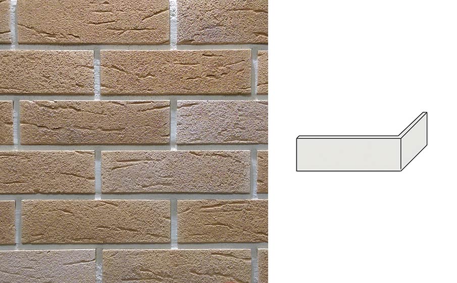 Угловой декоративный кирпич Redstone Leeds breck LS-23/U 227*100*68 мм