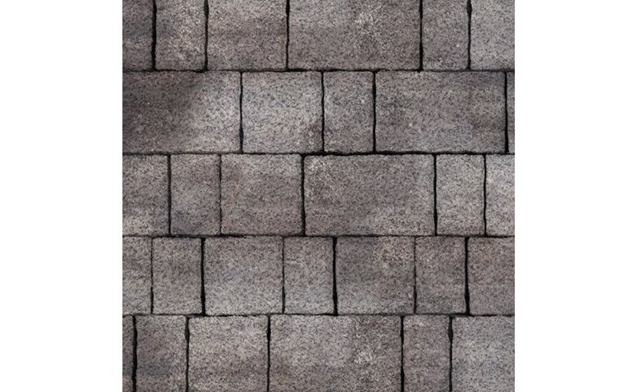 Плитка тротуарная SteinRus Старый город Б.2.Фсм.6, Native, ColorMix Умбра, толщина 60 мм