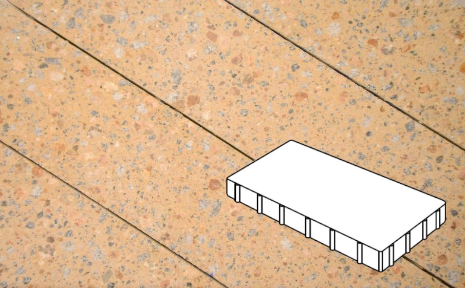 Плитка тротуарная Готика, Granite FINO, Плита Б.6.П.8, Павловское, 400*200*80 мм