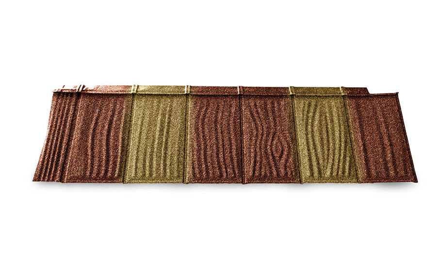 Композитная черепица рядовая Metrotile IShake Terracotta yellow