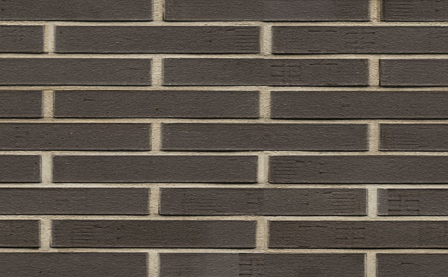 Кирпич клинкерный Westerwaelder Klinker Nr 05F Eisenschmelz Schwarzbraun Fuss., 290*90*40 мм