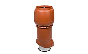 Изолированный вентиляционный выход Vilpe® XL - 250/ИЗ/700 кирпичный + колпак