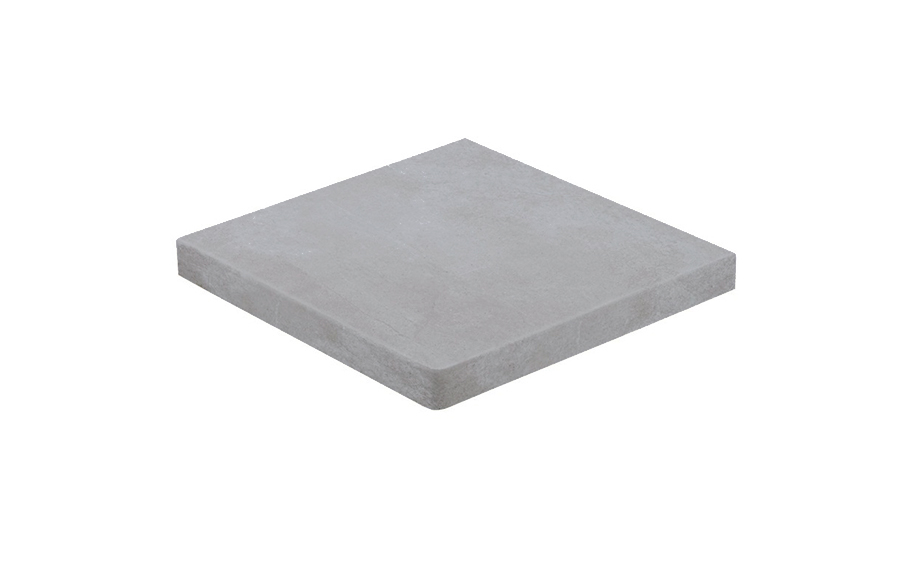 Клинкерная ступень прямоугольная угловая Loftstufe Stroeher Zoe 970 grey, 340х340х35х11 мм