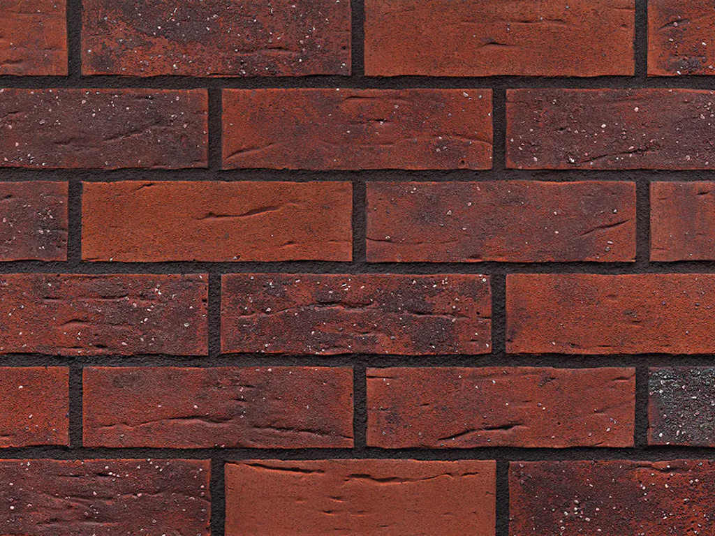 Клинкерная плитка под кирпич King Klinker Old Castle Red hot HF33, 240*71*10 мм