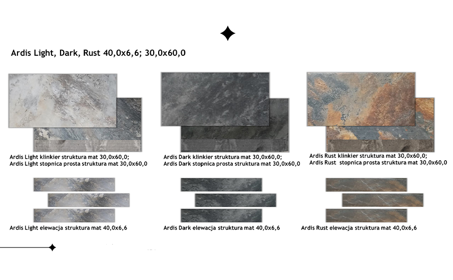 Клинкерная напольная плитка Paradyz Ardis Light, 600*300*8,5 мм