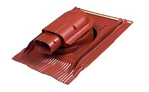 Проходной элемент Vilpe® SOLAR UNIVERSAL красный, 529*398 мм