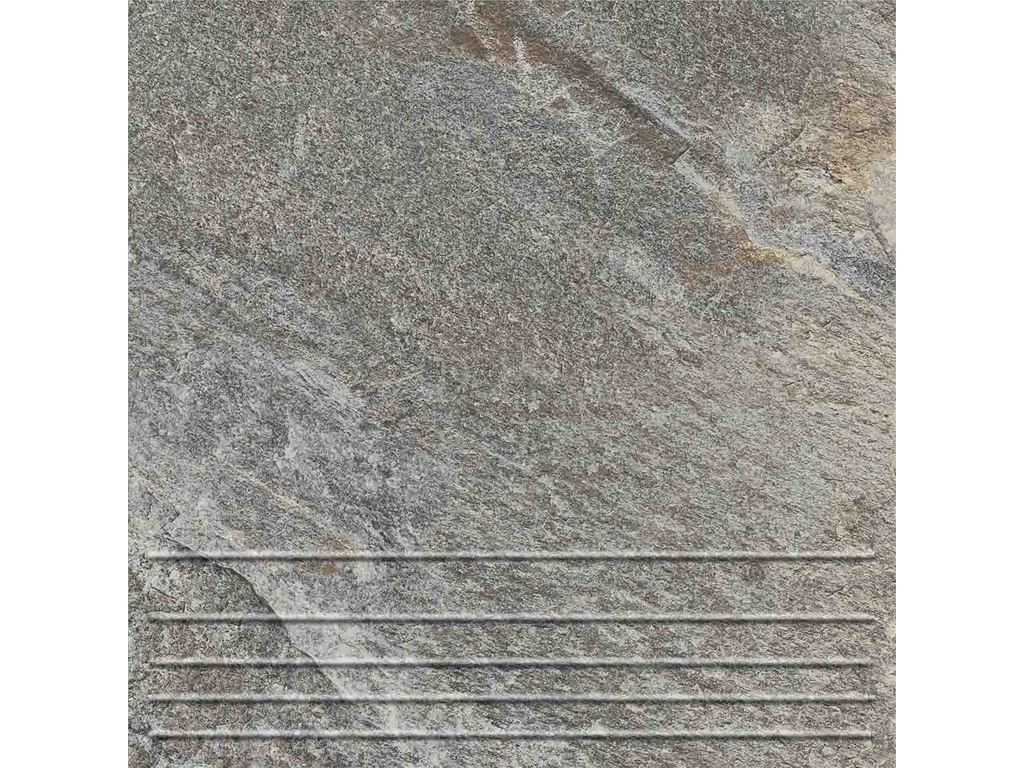 Клинкерная ступень с насечками Керамин Базальт 2, 298*298*8,5 мм