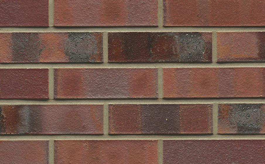 Кирпич клинкерный Westerwaelder Klinker Nr 04KS Rotbraun-bunt Kohle Spezial, 240*115*71 мм